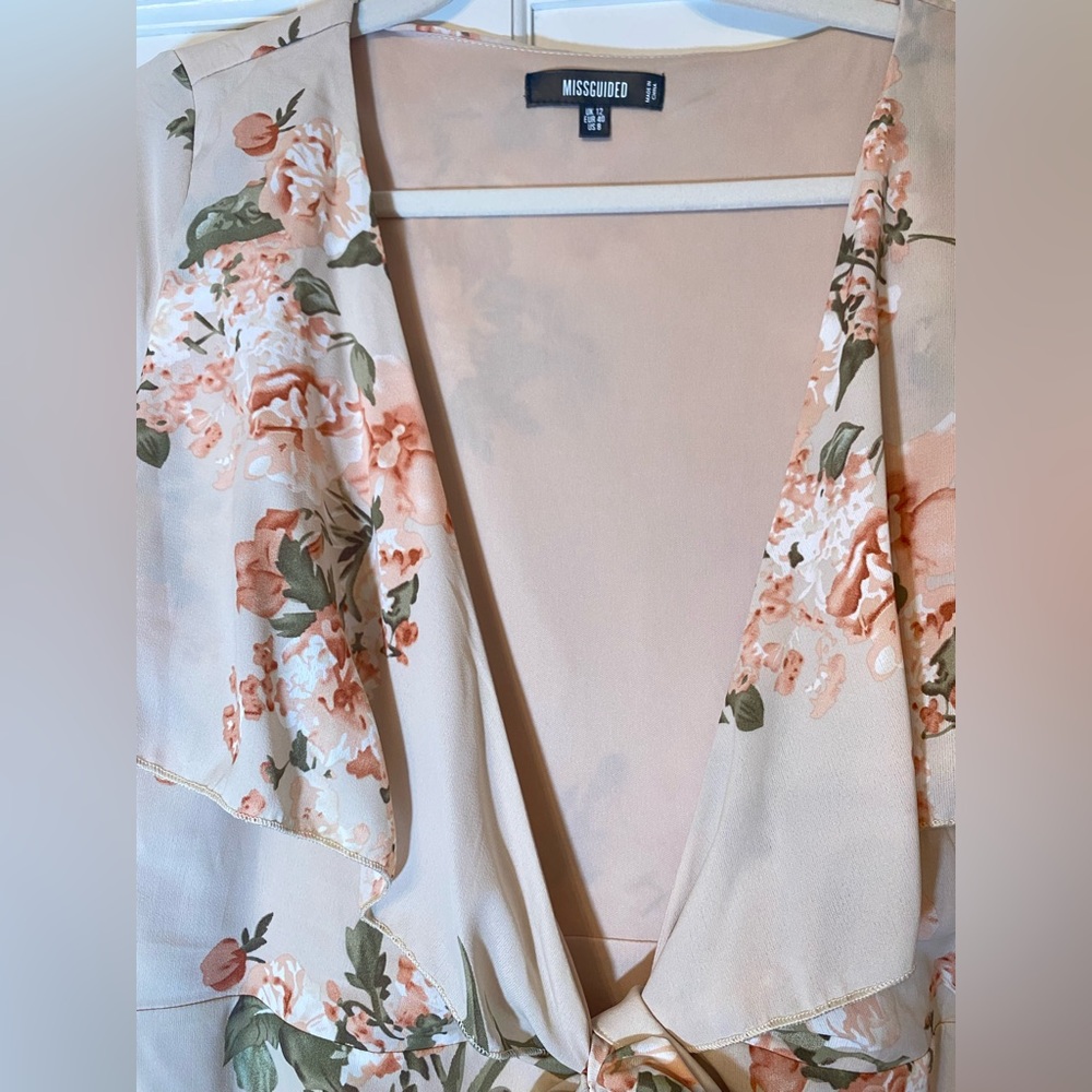 Floral midi wrap dress - Picture 3 of 4